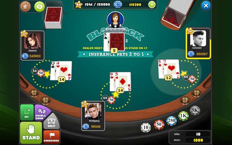 Luật chơi black jack rất đơn giản